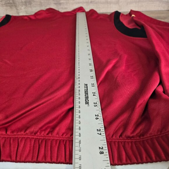 Nike Golf PGA Northern CA Section Red Pullover Fleece Lined Sweatshirt XL - Picture 7 of 12